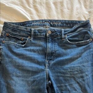 American Eagle Outfitters Men's Blue cozy air flex Jeans